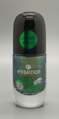 Essence: HIDDEN JUNGLE- Effect Nail Lacquer Nagellack- 06 Magical Emerald - 8 ml