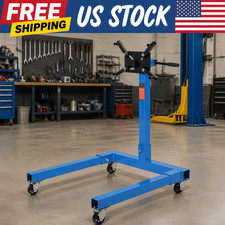 1300 LBS Engine Stand,Heavy Duty Foldable Rotating Engine Stand with 360-Degree