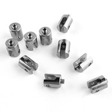 Zubehör für Seilsystem 12V Seilklotz, 10 er-Set, Stange, max. 50W, 12V,