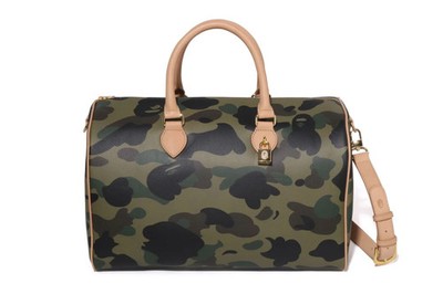 A BATHING APE 1ST CAMO BOSTON BAG Men's GREEN 1M30-189-008 Japan