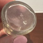 2 Vintage Diner Milk Creamer Clear Glass Bottles — photo 4