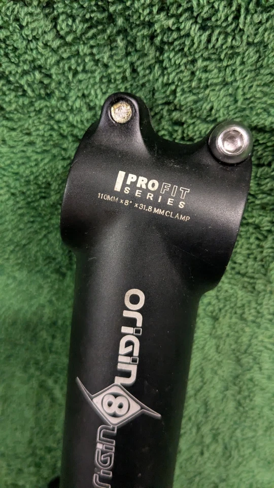Origin8 Pro Fit Aluminum Bicycle Stem 110mm 8deg 31.8 Clamp - Image 3 of 4