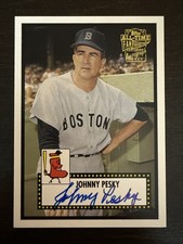 Johnny PESKY🔥2005 Topps All-Time Fan Favorites Archives AUTO #FFA-JPY Red Sox💥