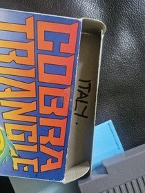 Cobra Triangle NES  Boxed with Manual uk pal Nintendo 