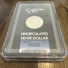 1884-CC Morgan Silver Dollar PCGS MS63 GSA Hoard Carson City Original GSA Holder