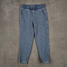 Patagonia Mahnya Pants Boys Medium Blue Fleece Joggers 66590FA19