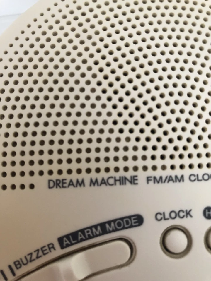 Sony Dream Machine Alarm Clock AM /FM Radio ICF-212 White Working - Image 2 of 4