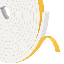 Weather Stripping Door Seal 1/2 in x 1/4 in Foam Insulation Tape for Window H...