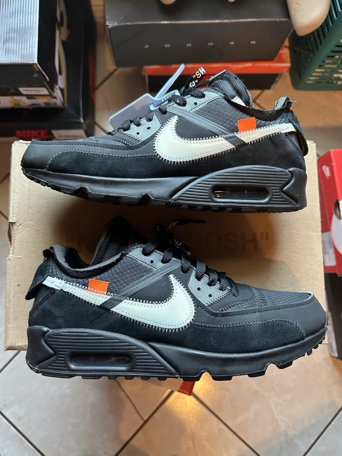 OFF WHITE X NIKE Nike Air Max 90 X Off White Nero