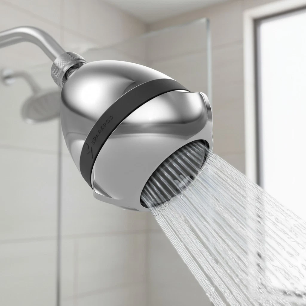Compact High Flow Shower Head with 3 Settings - Transform Your Shower Experience