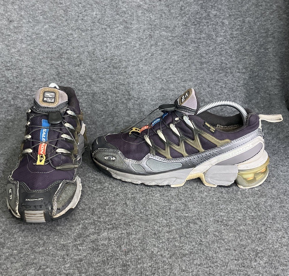 l*m様 90s salomon y2k VTG Y2K Salomon XCR Goretex Shoes Mens 8.5 Cyber Gorpcore
