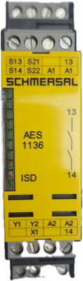Schmersal AES 1136 Safety Relay Module for Magnetic Sensors
