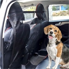 Verstellbares Hundegitter 115x62cm – Atmungsaktive Sicherheitsbarriere für Autos