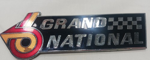 ‘84-‘87 GRAND NATIONAL FENDER/TRUNK ORIG. EMBLEM ADHESIVE USED