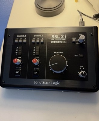 SSL Mk Ii USB Audio Interface with USB Cable Excellent Condition