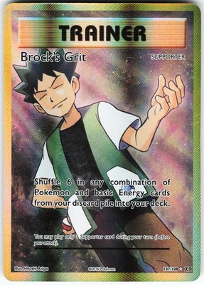Brock's Grit (Full Art) 107/108 Pokemon XY - Evolutions Holo Ultra