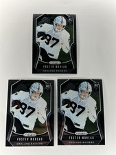 Foster Moreau 2019 Panini Prizm #372 Rookie Card LSU Rookie RC Lot of (3)