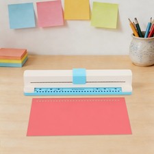 30-Loch-Papierstanzer,Blau Planer-Lochstanzer, Freistehend-A4 Papier Stanzer