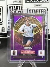 2026 Panini Prizm FIFA World Cup Card #91 Mia Hamm - USWNT, Purple 21/99