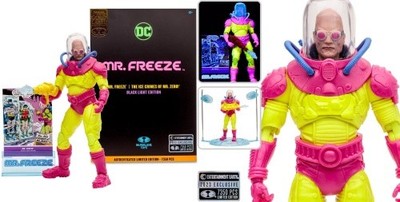 McFarlane Toys DC Multiverse Mr. Freeze Black Light Gold Label Actionfigur Exclu