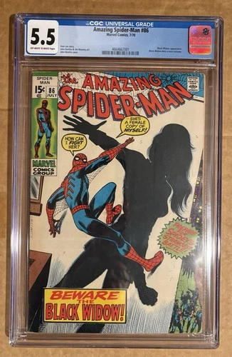 AMAZING SPIDER-MAN # 86 CGC 5.5 (1970)
