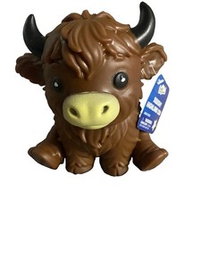 ToyMENDOUS Highland Cow Squishy Toy Animal Stress Relief Sensory Viral Toy NEW
