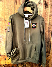 NWT Nike NFL Kansas City Chiefs Salute to Service Sideline Hoodie Olive Mens M