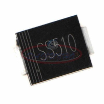 10pcs NEW SS510 SMC 5A/100V DO-214AB Chip Schottky Diodes Surface Mount #jd