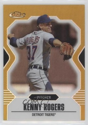 2007 Topps Finest Gold Refractor 49/50 Kenny Rogers #38 a2f