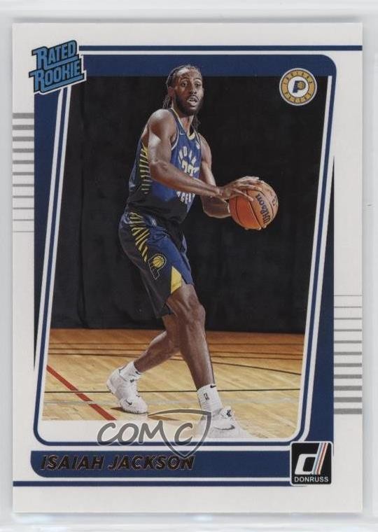2021-22 Panini Donruss Rated Rookie Isaiah Jackson #217 Rookie RC z6b