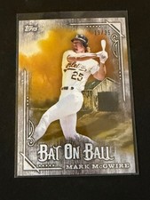 2025 TOPPS X BOB ROSS THE JOY OF BASEBALL Mark McGwire Titanium White /35 BOB-3