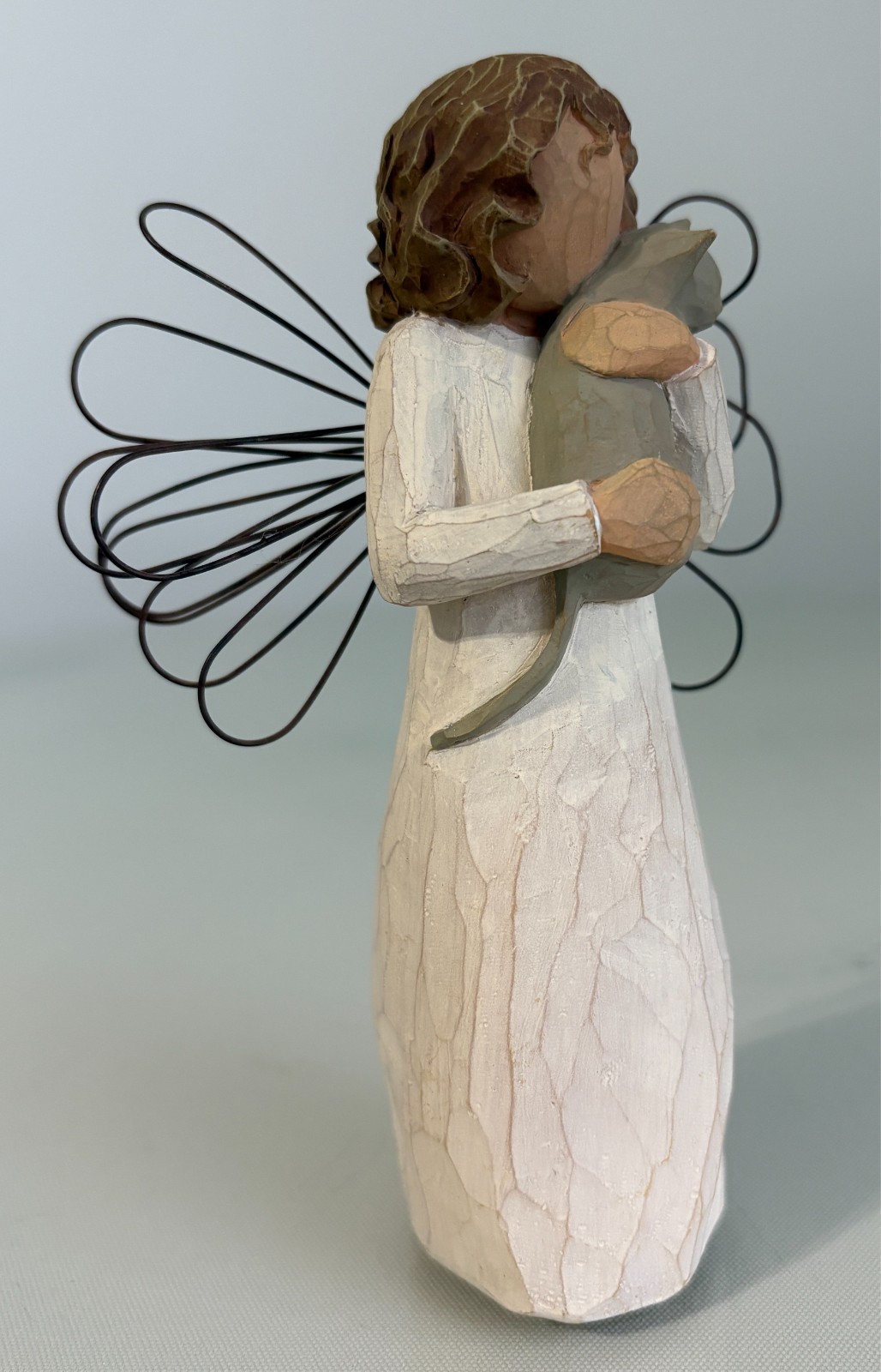 Willow Tree Angel and Cat With Affection 2003 Demdaco Sue Lordi For Charity