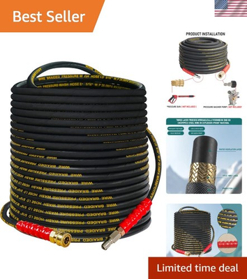 #ad #ad Kink Resistant 100FT Pressure Washer Extension Hose $197.33