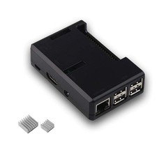 Raspberry Pi 3 Case Clear ABS with Heatsink for Pi 3B 3B 2B Protective Cover