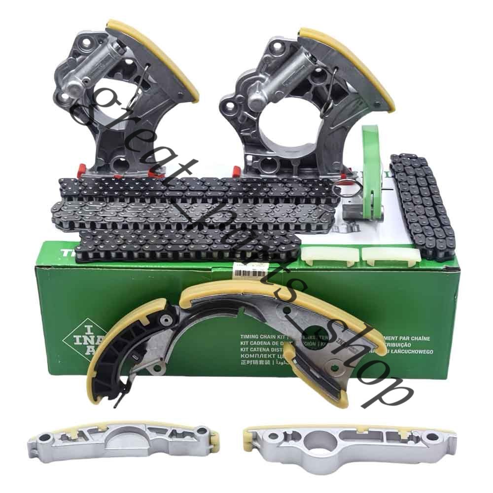 12X For Audi A4 A6 S5 Q5 Q7 Touareg Cayenne 3.0T OEM INA Timing Chain Kit EA837