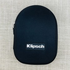 Custodia rigida Klipsch Image One solo con adattatori - senza cuffie nera con cerniera