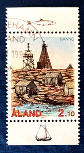 Aland Island Scott #64 - Ranno Lighthouse - NH,  #A731