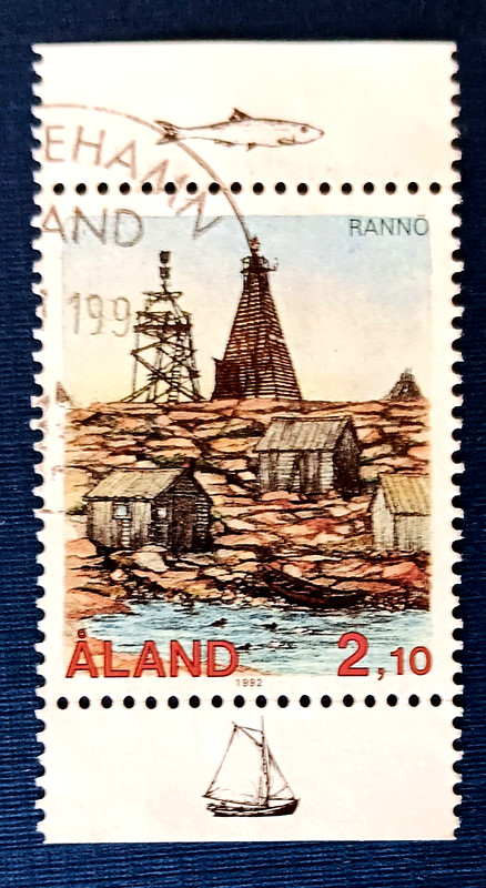 Aland Island Scott #64 - Ranno Lighthouse - NH,  #A731