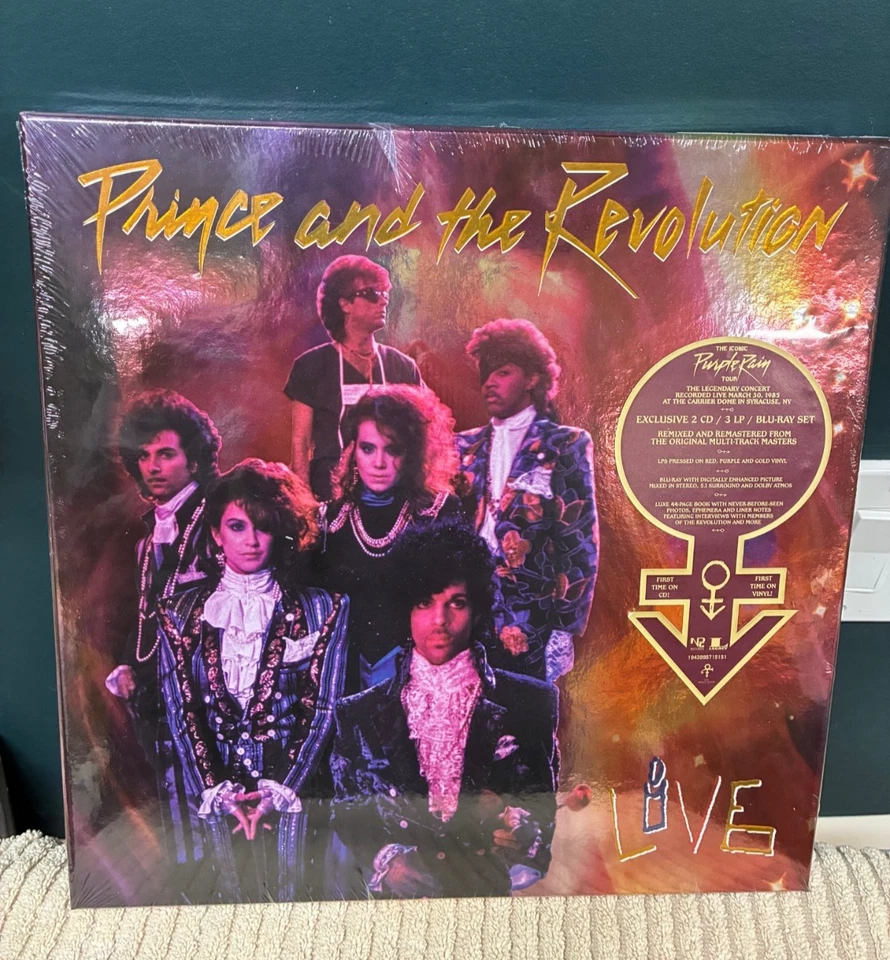 Prince & Revolution - Live GOLD RED PURPLE COLOR Vinyl 3xLP 2xCD Bluray BOX SET - Image 2 of 3