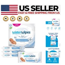 Sensitive Newborn Baby Wipes 240 Count   99.9 Purified Water  Hypoallergenic