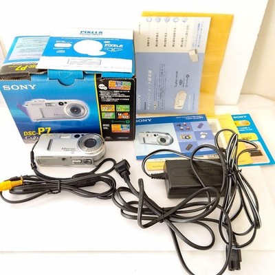 Sony Cyber-shot DSC-P7 Compact Digital Camera 3.2MP Tested Condition
