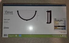 NEW Patriot Lighting Gilda Oil Rubbed Bronze LED Indoor Wall Light 351-9169