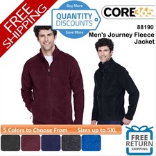 CORE365 Men's Journey Fleece Jacket Audio port access Up To 5XL 88190