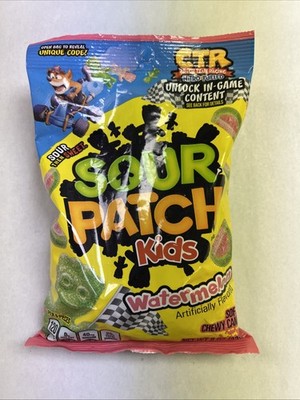 Crash Bandicoot CTR Nitro Fueled Sour Patch Kids Watermelon (READ DESCRIPTION)