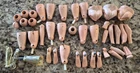 Vintage 1964 Hasbro GI Joe Action Figure Left Thigh Right Thigh Leg Feet Parts