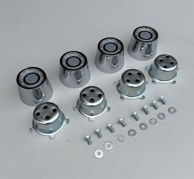 FITS Charger Roadrunner Magnum 500 67-71 Wheel Center Cap Set Bulls Eye