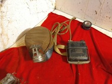 Antique Justrite no 44 Carbide Miner's Lamp with cap all matching nice