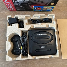 Sega Genesis Sonic & Knuckles Console (Model 2) - Bundle Box CIB - TESTED ✅