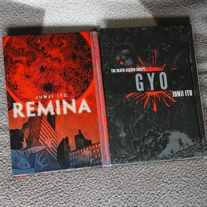 VIZ Media Junji Ito 2 Hardcover Manga Lot: Remina & Gyo (English)