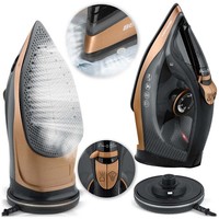 Kabelloses DampfbüGeleisen Berdsen BD-333 2600W Keramiksohle Auto-Off 320Ml